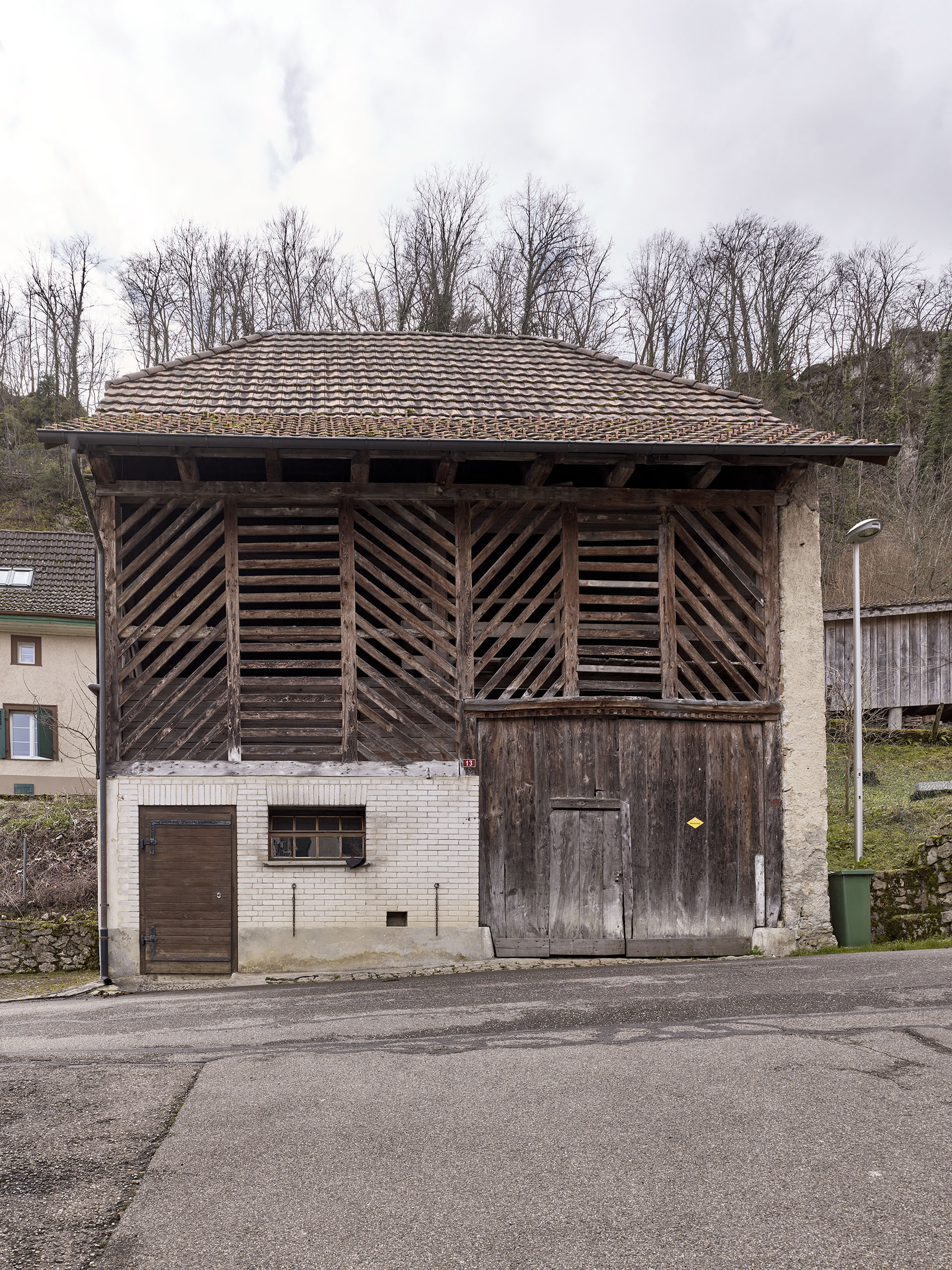 Dorfweg 13, Scheune von 1854